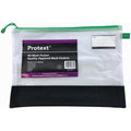 Protext Mesh Pouch B4 with Note Card Holder Assorted Zipper