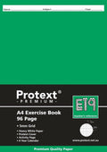 Protext Premium Exercise Book A4 96 Page 5mm Grid E19