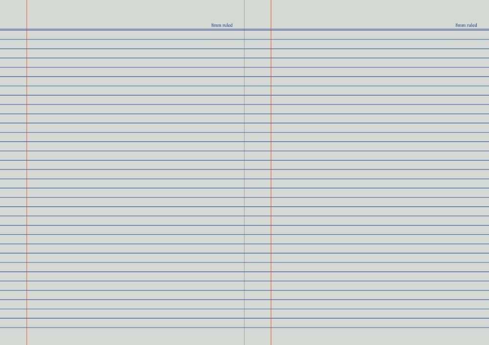 Protext Premium Exercise Book A4 96 Page 8mm Ruled Red Margin E3 Pack of 10