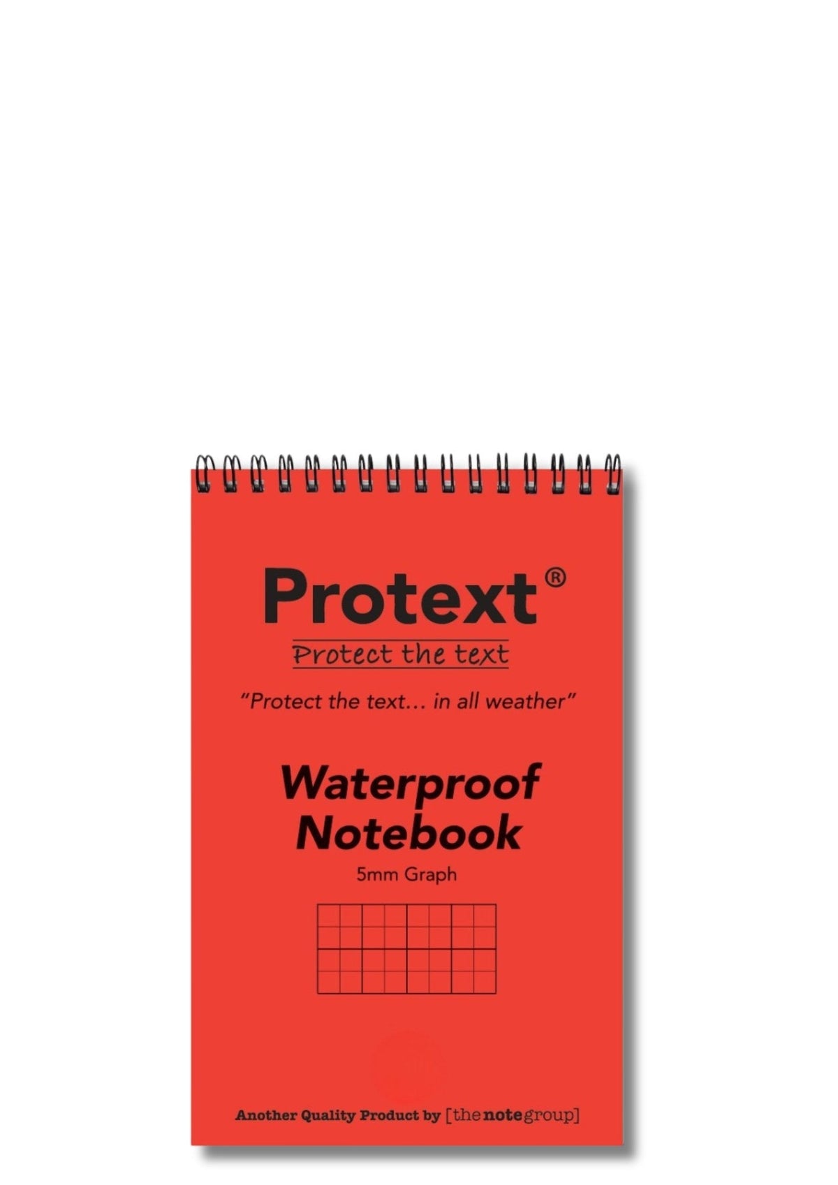 Protext Waterproof Notebook 150 x 100mm 50 Sheet 5mm Graph Ruled