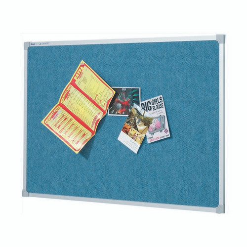 Quartet Penrite Fabric Pinboard Wedgewood 1800 x 1200mm