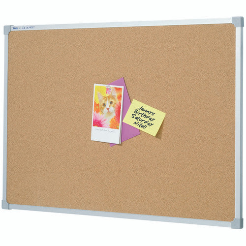 Quartet Penrite Corkboard Aluminium Frame 900 x 900mm