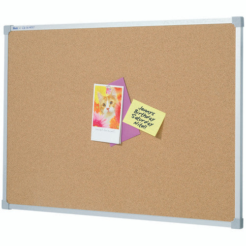 Quartet Penrite Corkboard Aluminium Frame 2400 x 1200mm