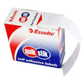 QuikStik Removable Adhesive Label Dispenser Rectangle 13 x 24mm White Pack of 900