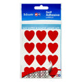 QuikStik Label Heart 22mm Red Hangsell Pack of 48
