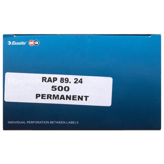 QuikStik Label Dispenser Magnum Roll 89 x 24mm White Pack of 500