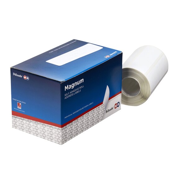 QuikStik Label Dispenser Magnum Roll 89 x 24mm White Pack of 500