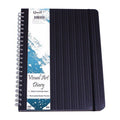 Quill Premium Visual Art Diary PP 125gsm A4 120 Pages Black Pack of 3