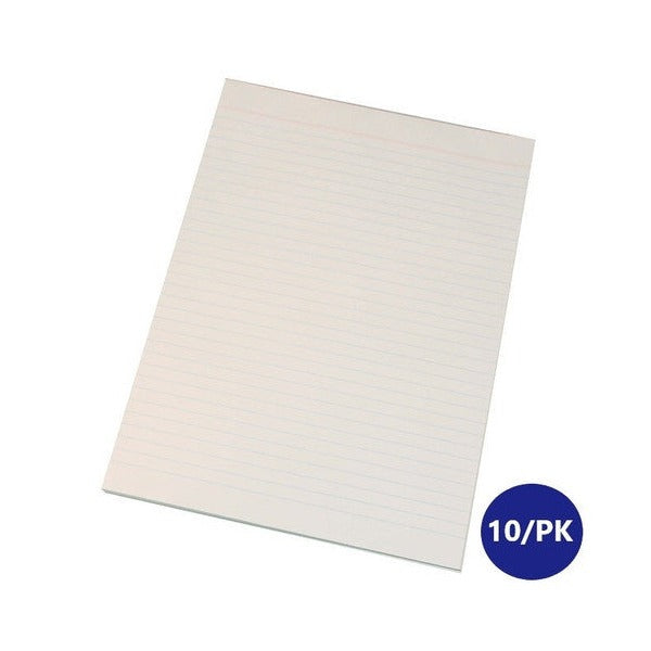 Quill Super Bond Pad Ruled Both Sides 70gsm A4 70 Leaf White Box of 10
