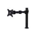 Rapidline Revolve Pole Mounted Single Monitor Arm Black