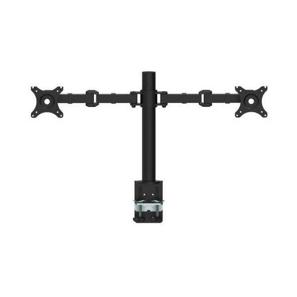 Rapidline Revolve Pole Mounted Dual Monitor Arm Black