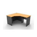Rapidline Rapid Worker Corner Workstation 2100 x 1800 x 600mm Beech / Ironstone