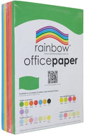 Rainbow Office Paper A4 80gsm Bright Assorted Pack of 500