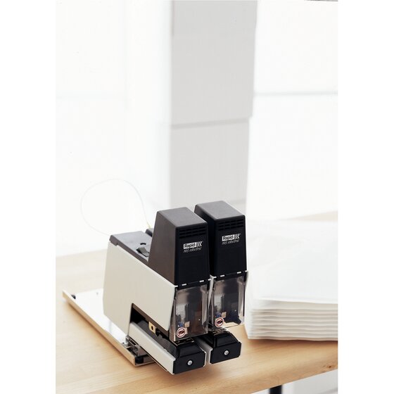 Rapid 105E Classic Contactless Electric Stapler Black White