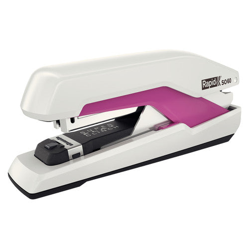 Rapid SO60 Full Strip Stapler White Pink