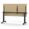 Rapidline Boost Crank Flip Top Table 1800 x 900mm Natural Oak / Black