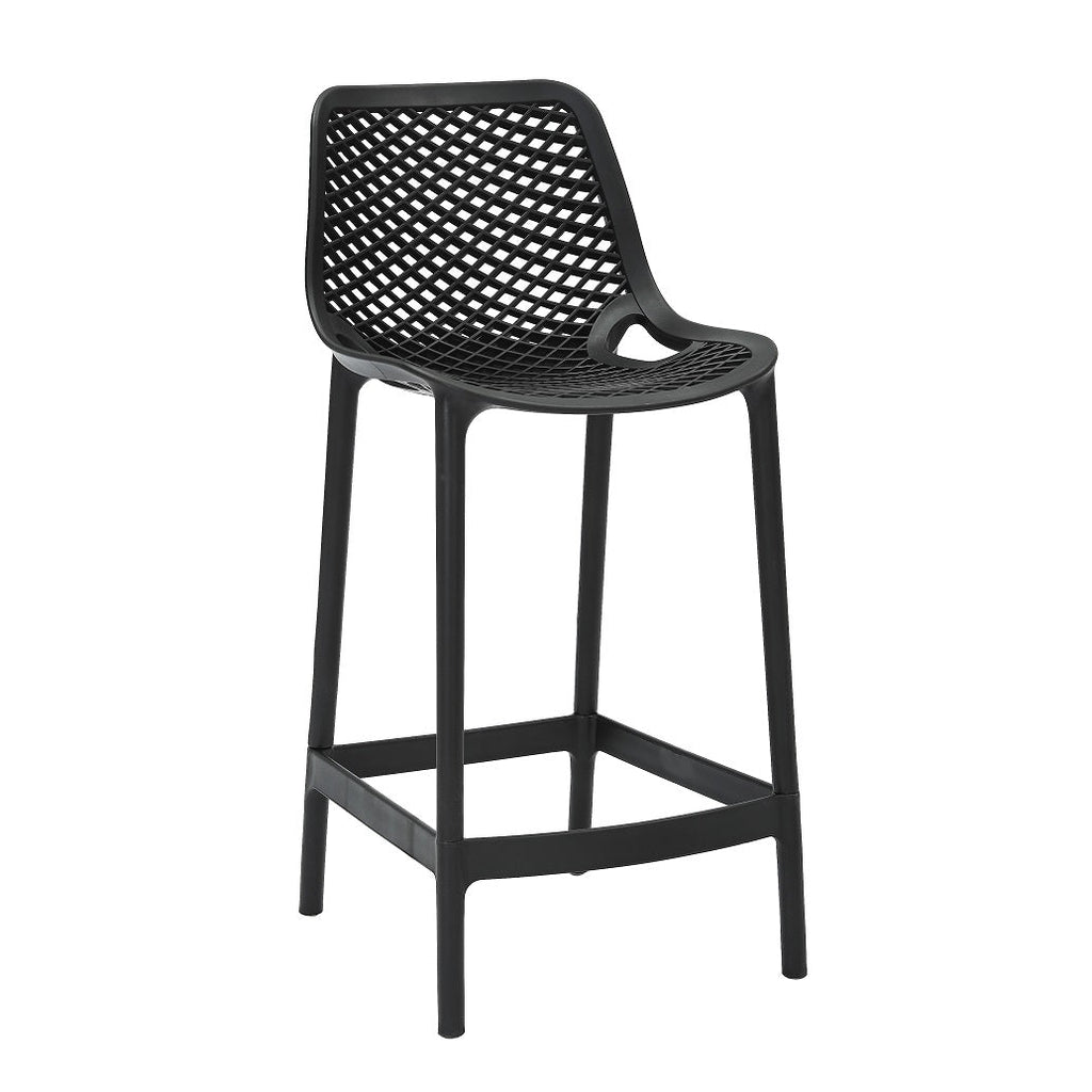 Rapidline Cast High Stool 650mm Seat Height Black