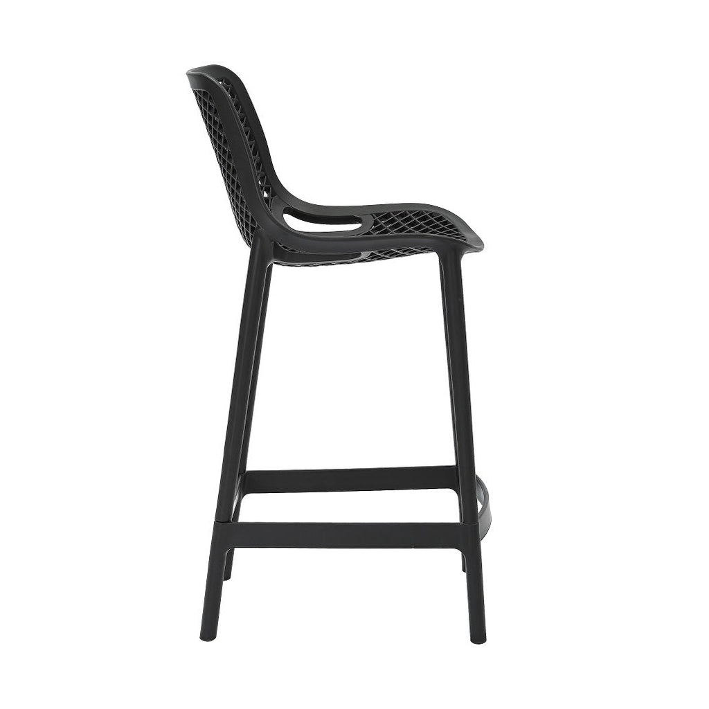 Rapidline Cast High Stool 650mm Seat Height Black