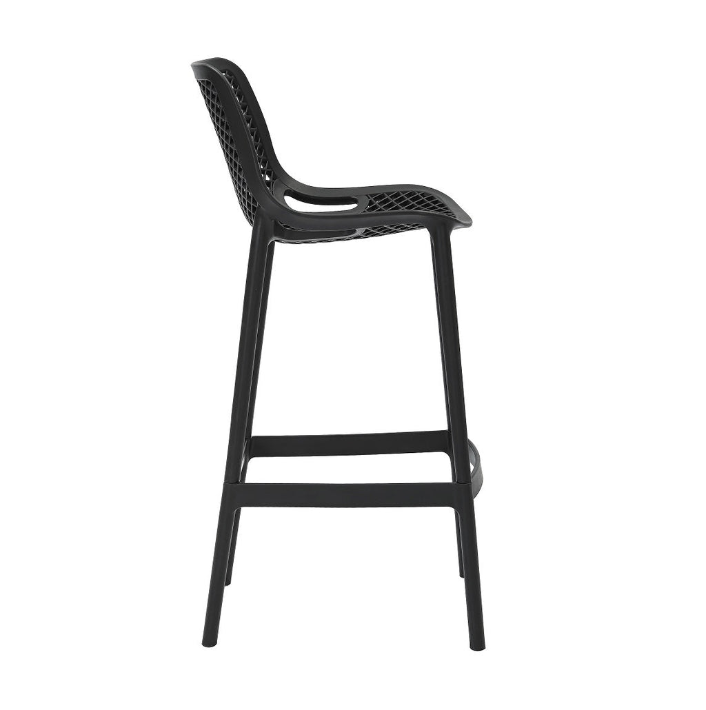 Rapidline Cast High Stool 750mm Seat Height Black