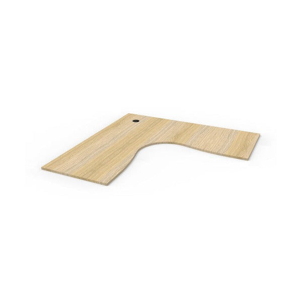 Rapidline Corner Workstation Top 1800 x 1800 x 750 x 25mm Only Natural Oak
