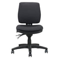 Rapidline Ergo Midi Medium Back Operator Chair Black Fabric