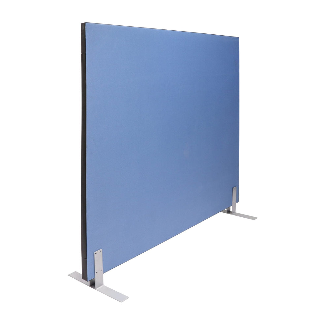 Rapidline Free Standing Acoustic Screen 1500 x 50 x 1500mm Blue Upholstery