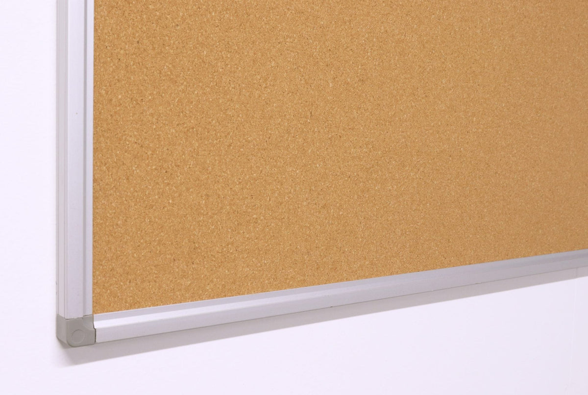 Rapidline Standard Corkboard 900 x 15 x 600mm Aluminium Frame