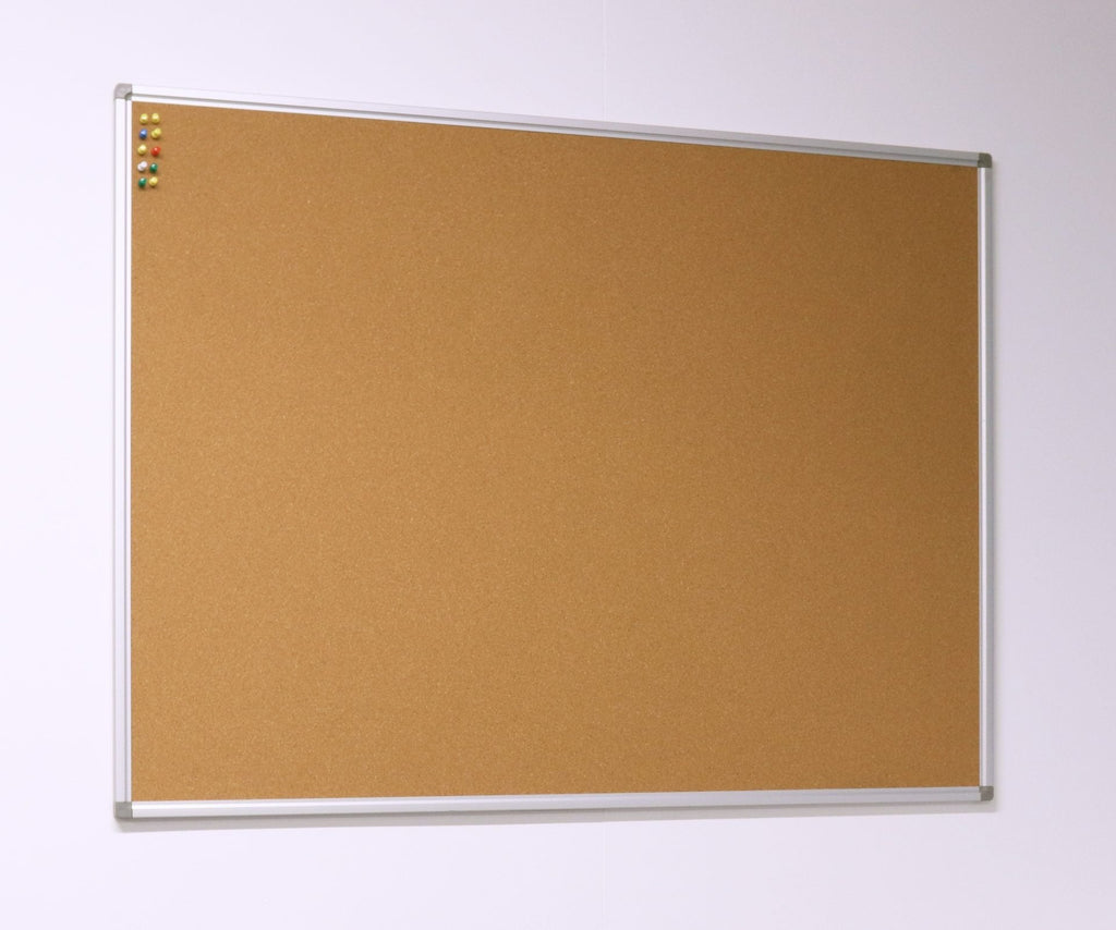Rapidline Standard Corkboard 900 x 15 x 600mm Aluminium Frame
