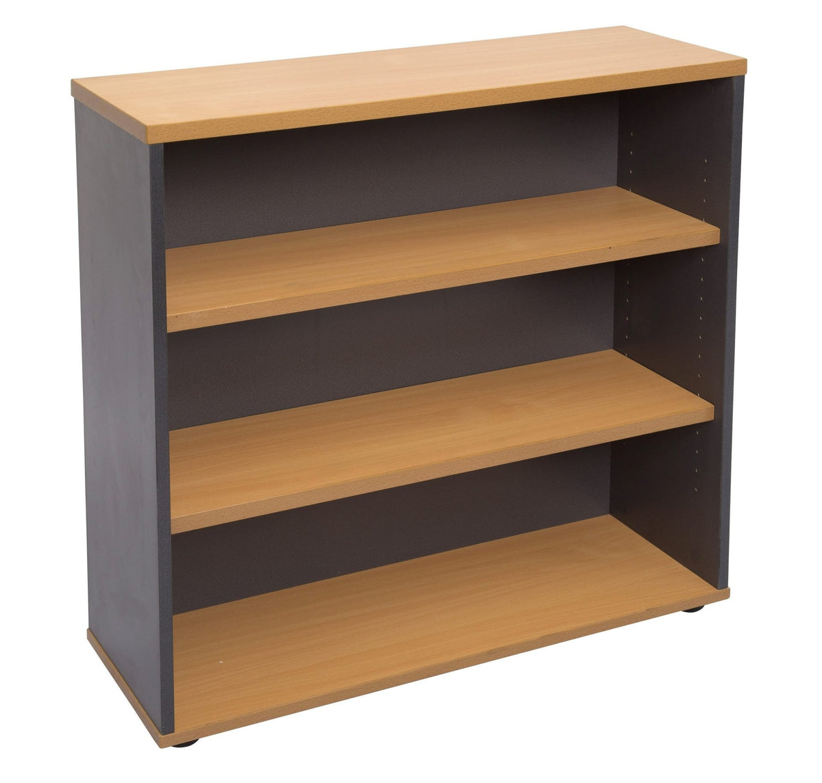 Rapidline Rapid Worker Open Bookcase 2 Adjustable Shelves Beech / Ironstone