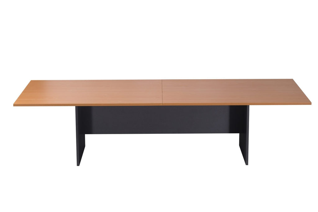 Rapidline Rapid Worker Rectangular Meeting and Boardroom Table 3200 x 1200mm Beech / Ironstone