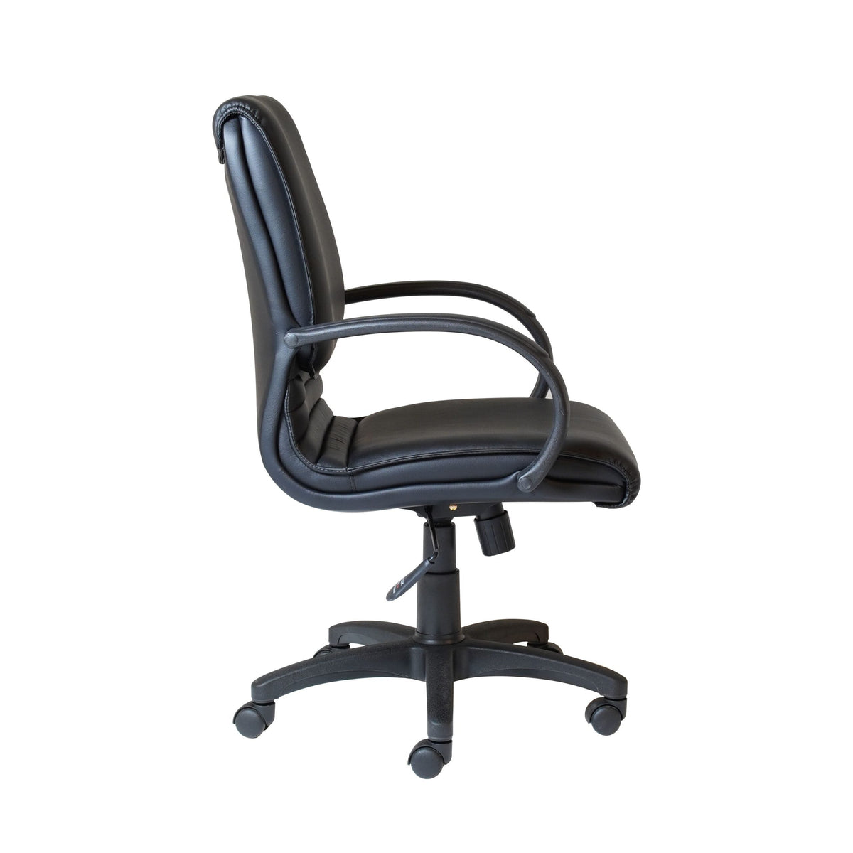 Rapidline CL610 Medium Back Budget Executive Chair Black PU