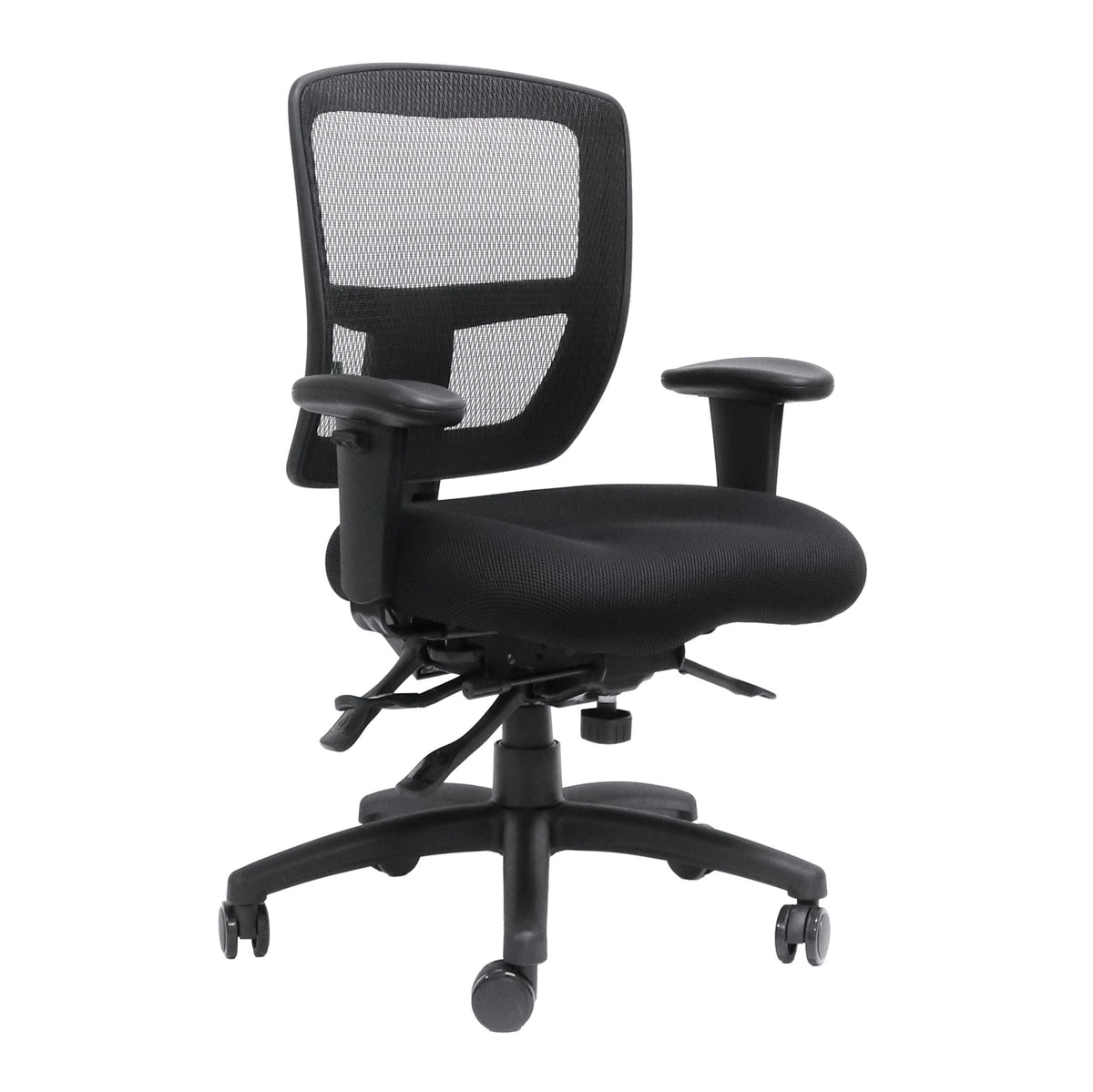 Rapidline Adjustable Arms Set Only Black for Ergo Task Chair
