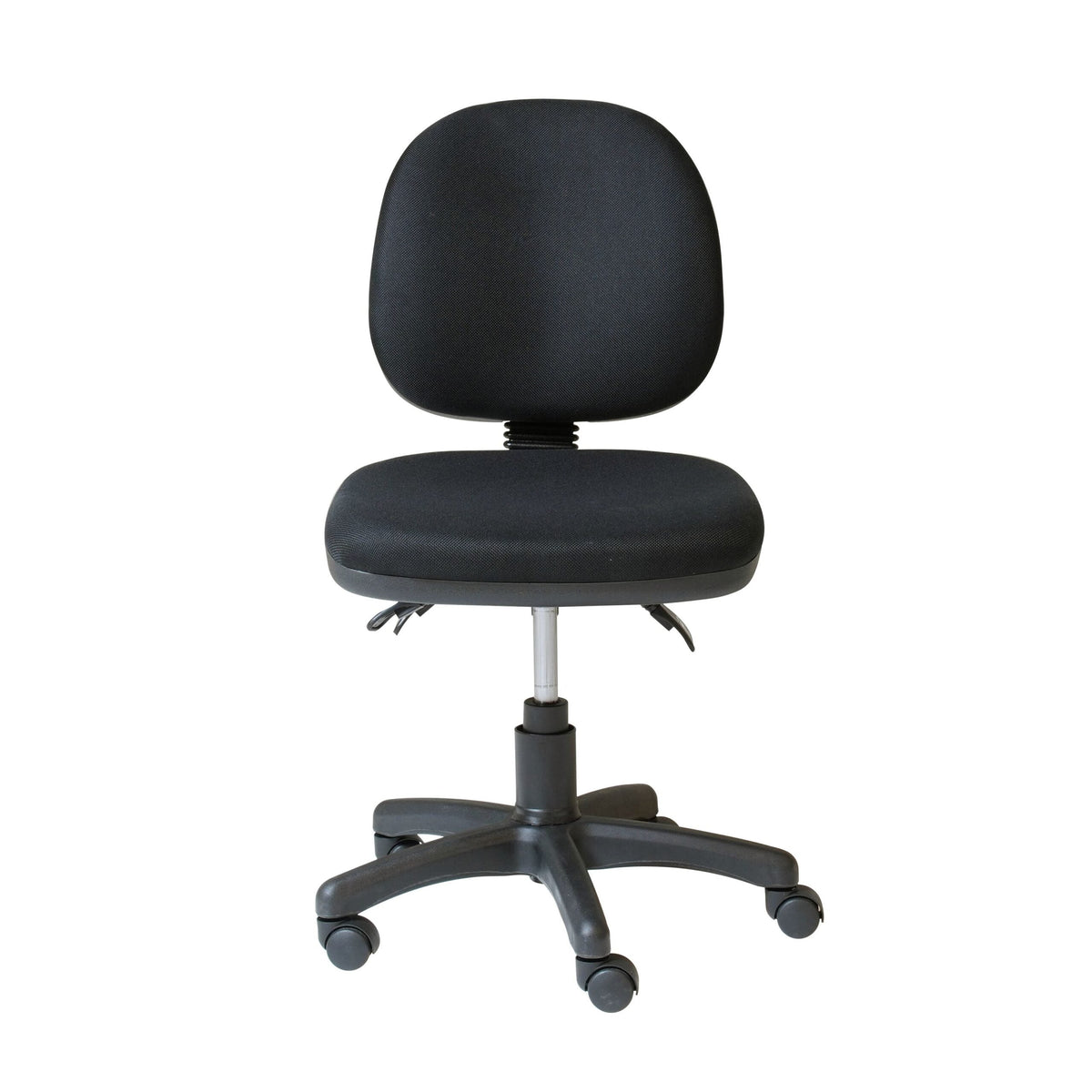 Rapidline ET20 Budget Medium Back Operator Chair Black Fabric