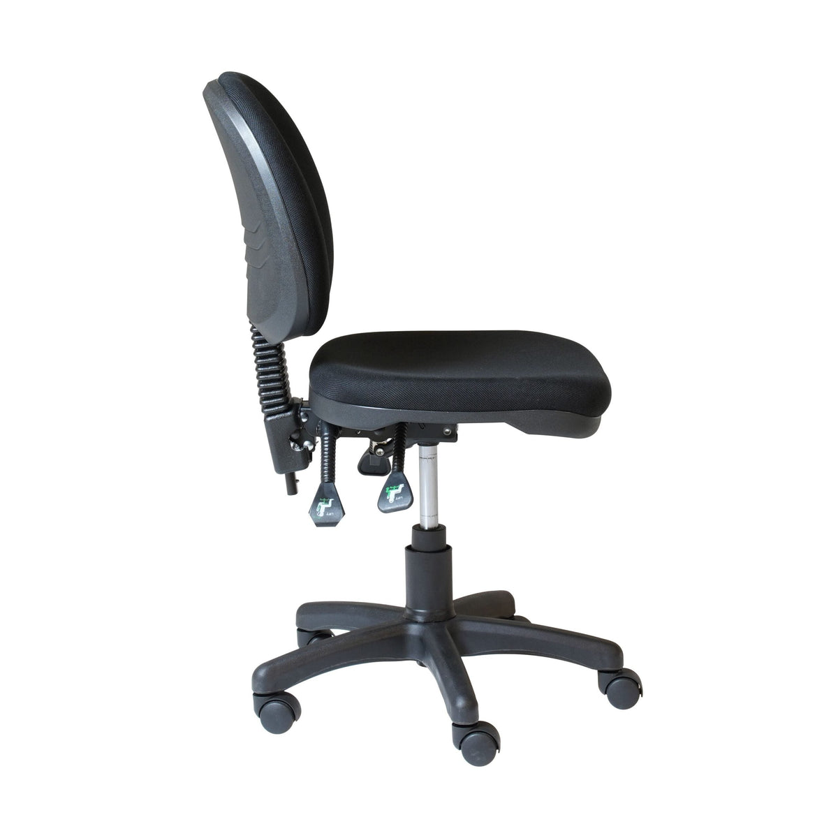 Rapidline ET20 Budget Medium Back Operator Chair Black Fabric