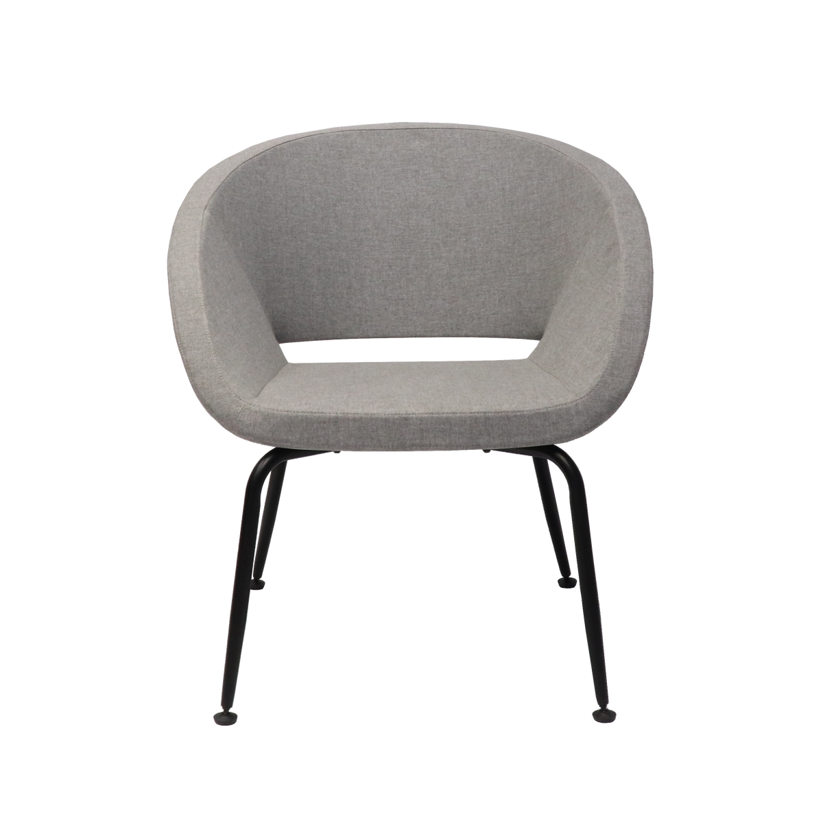 Rapidline Opal Tub Chair Light Grey Fabric