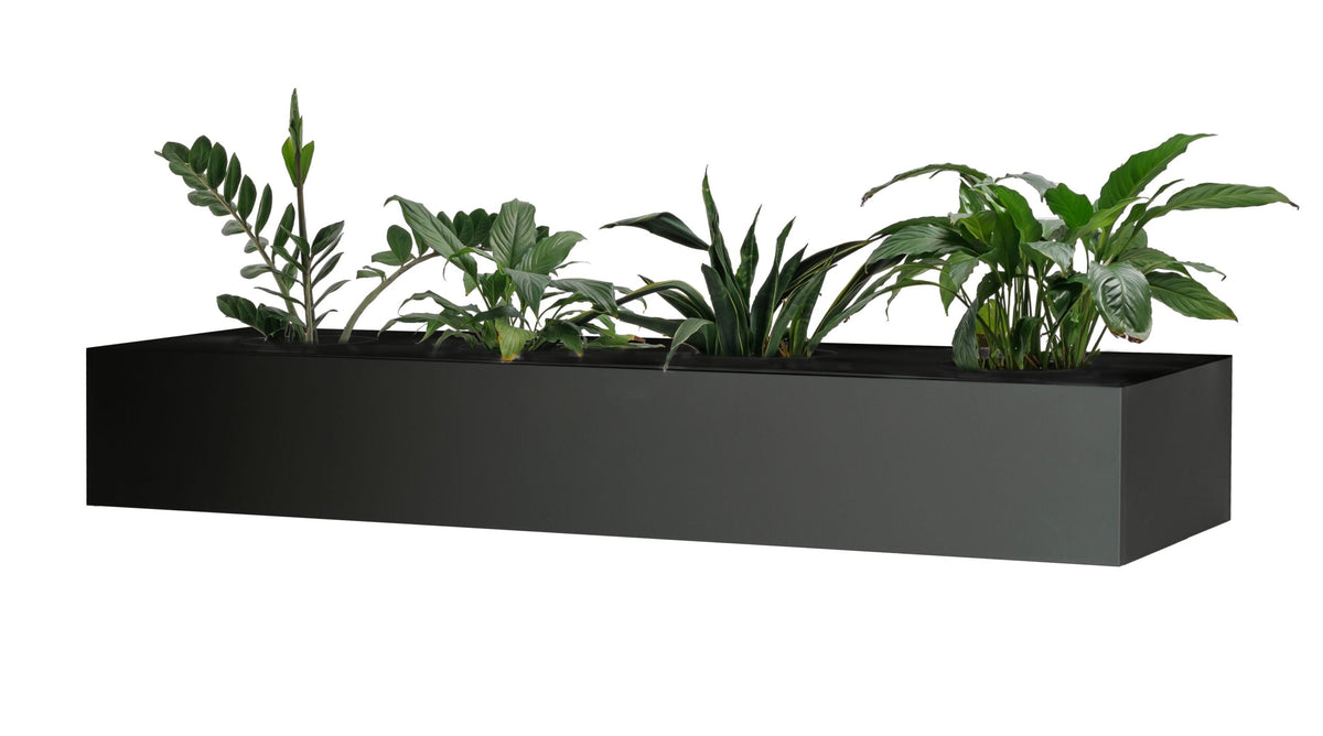 Rapidline Planter Box 1530 x 230 x 473mm Only Black for Go Tambour Door Cupboard