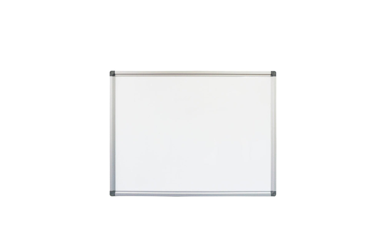 Rapidline Porcelain Magnetic Whiteboard 1500 x 15 x 1200mm Aluminium Frame
