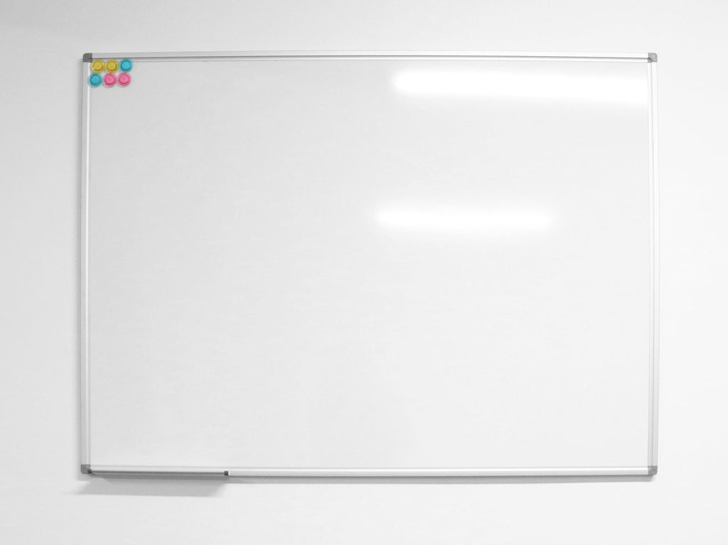 Rapidline Standard Whiteboard 1500 x 15 x 900mm Aluminium Frame