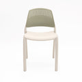Rapidline Flexi High Back Stacking Chair White / Green