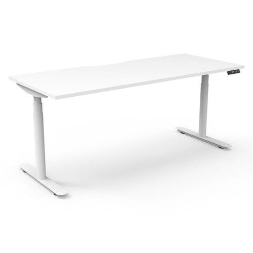 Rapidline Halo Plus Single Sided Workstation 1200 x 750mm Natural White / White Satin