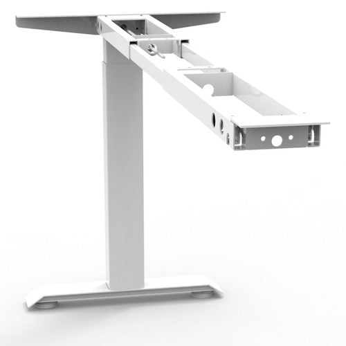 Rapidline Height Adjustable Return Frame Only White for Boost Crank Workstation