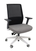 Rapidline Move Medium Mesh Back Chair Black Light Grey