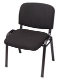 Rapidline Nova Stacking Visitor Chair Black Fabric