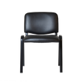 Rapidline Nova Stacking Visitor Chair Black PU