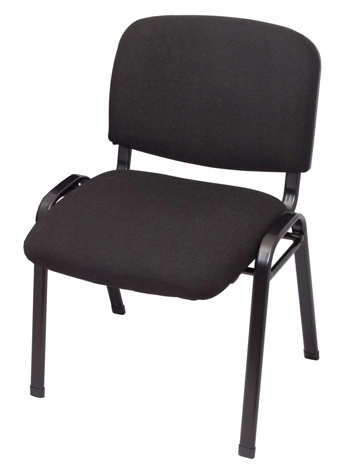 Rapidline Nova Stacking Visitor Chair Black PU
