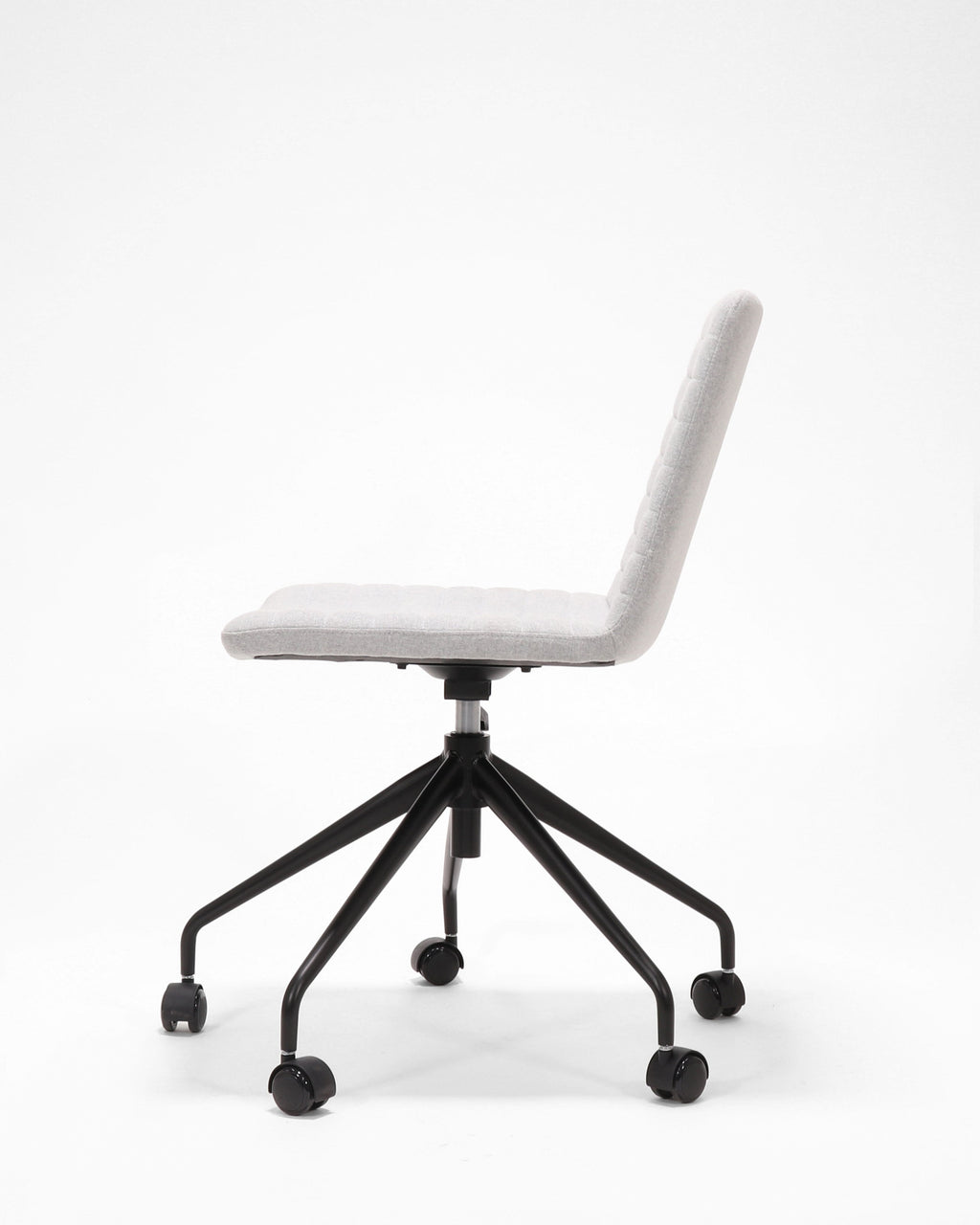 Rapidline Pixel 5 Star Breakout and Meeting Chair Light Grey Fabric / Black Base