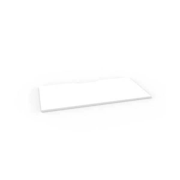 Rapidline Scalloped Table Top 1500 x 750 x 25mm Only Natural White