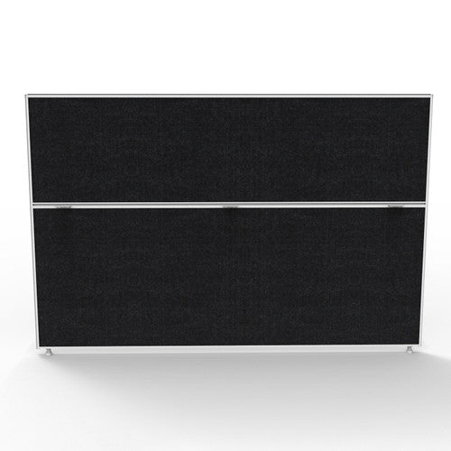 Rapidline Shush30 Plus Screen 1800 x 30 x 1200mm Black Fabric / White