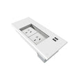 Rapidline Surface Mounted Flip Box 2 GPO 2 USB-A White