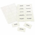 Rexel Convention Badge Insert Card White Pack of 250